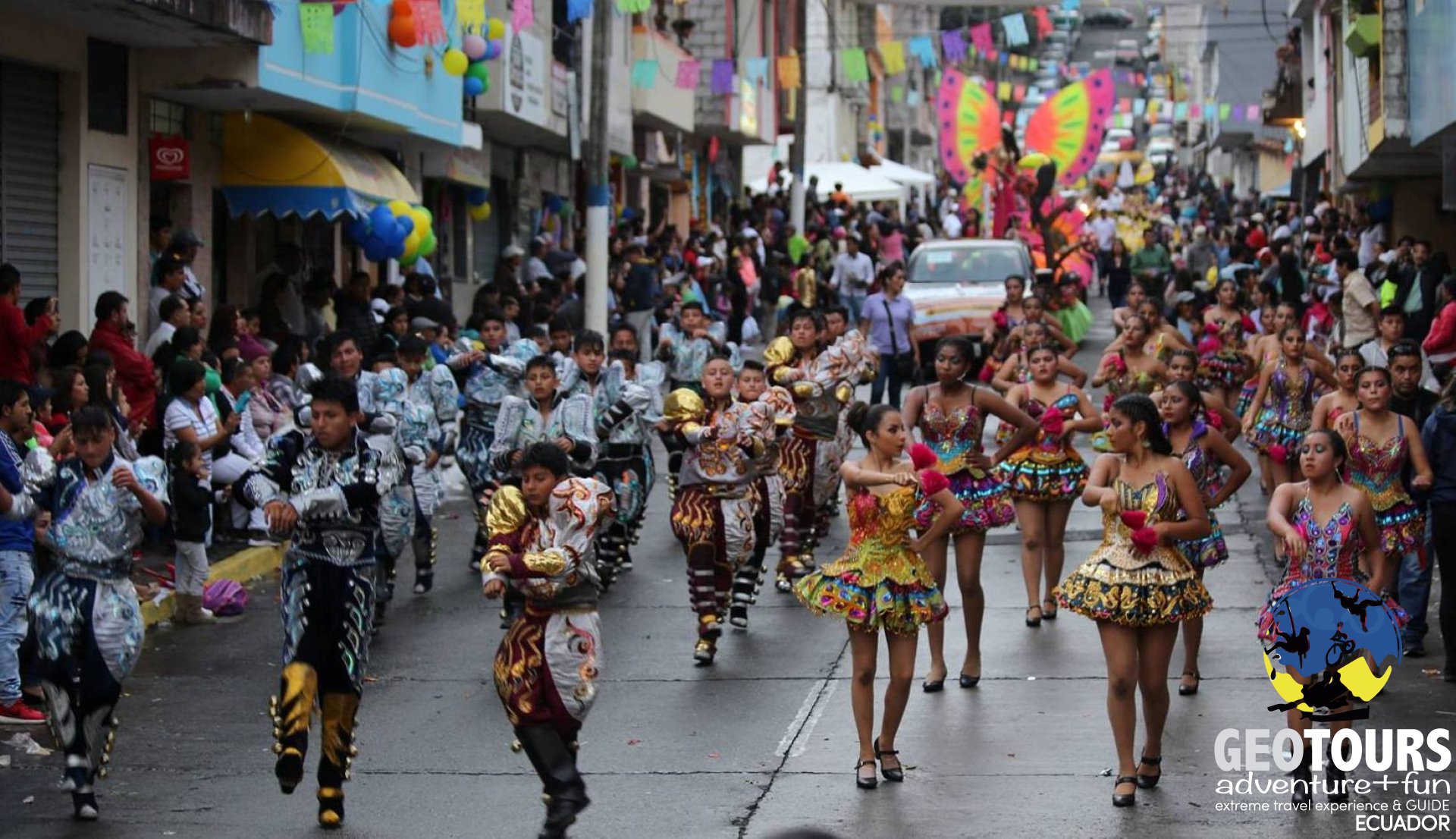 Carnival so popular in Baños de Agua Santa